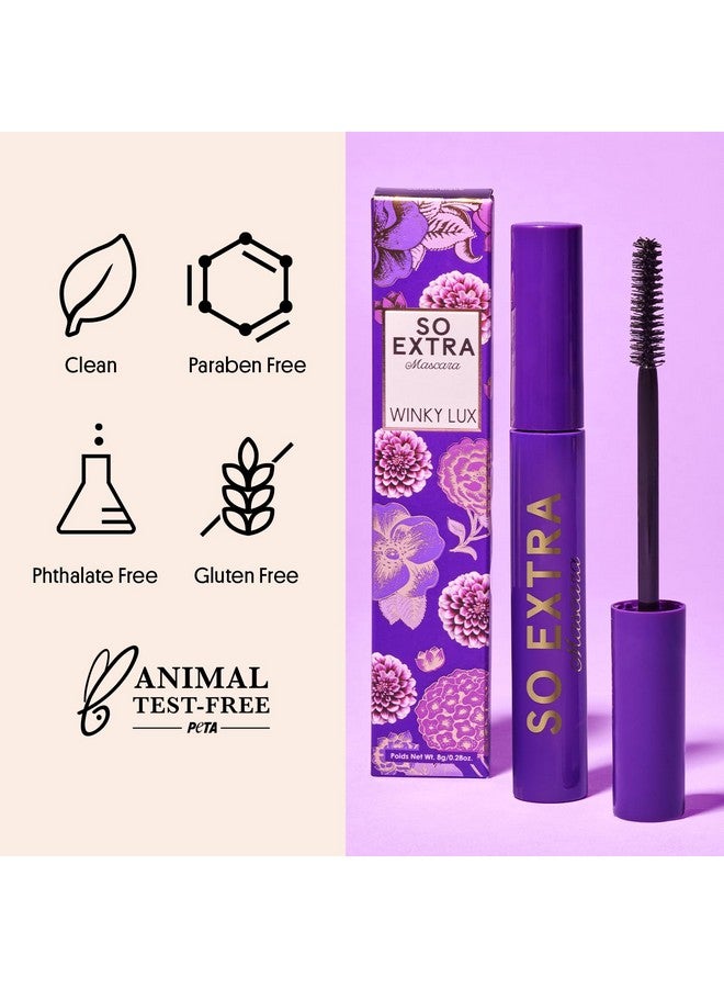 Winky Lux Winky Lux So Extra Mascara - Voluminous and Lengthening Black Eye Makeup - Image 5