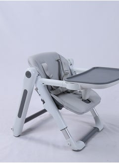 TEKNUM 3-In-1 Kids Foldable Dining Booster Chair - Grey  - Image 3