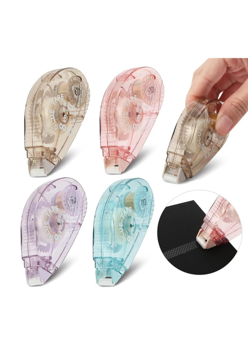 Oasisgalore 4 Pack Double Sided Tape Roller, Scrapbooking Adhesive Tape Runner, Sticky Glue Tape for Crafts and Arts Projects. - Image 1