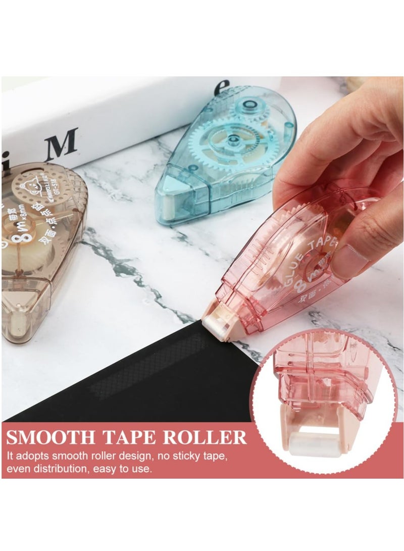 Oasisgalore 4 Pack Double Sided Tape Roller, Scrapbooking Adhesive Tape Runner, Sticky Glue Tape for Crafts and Arts Projects. - Image 2