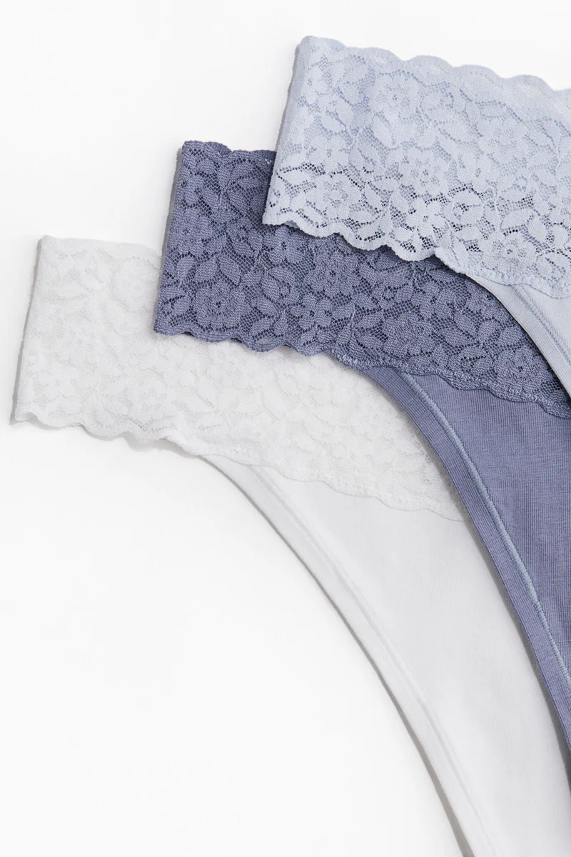 اتش اند ام 10-pack lace thong briefs