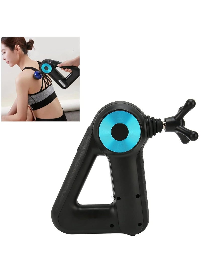 ELTRAZONE مدلك عضلات مثلثي، مدلك عضلات مثلثي كهربائي محمول 100-240 فولت 4 أوضاع 6 سرعات للأنسجة العميقة للاسترخاء (قابس الاتحاد الأوروبي) - Image 2