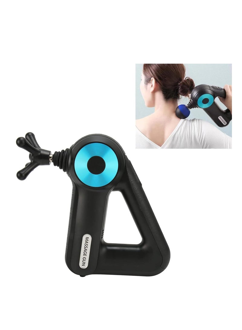 ELTRAZONE مدلك عضلات مثلثي، مدلك عضلات مثلثي كهربائي محمول 100-240 فولت 4 أوضاع 6 سرعات للأنسجة العميقة للاسترخاء (قابس الاتحاد الأوروبي) - Image 3