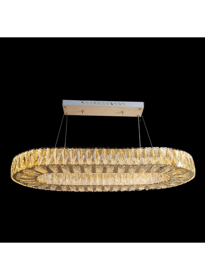 Wahag Modern Crystal Chandelier Leon Dimensions: 80cm x 40cm  - Image 1