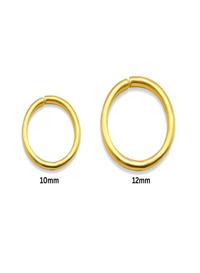 SATRA TRADERS | 100G Big Ring Metal Open Jump Rings | 10mm, Mehandi - Image 2