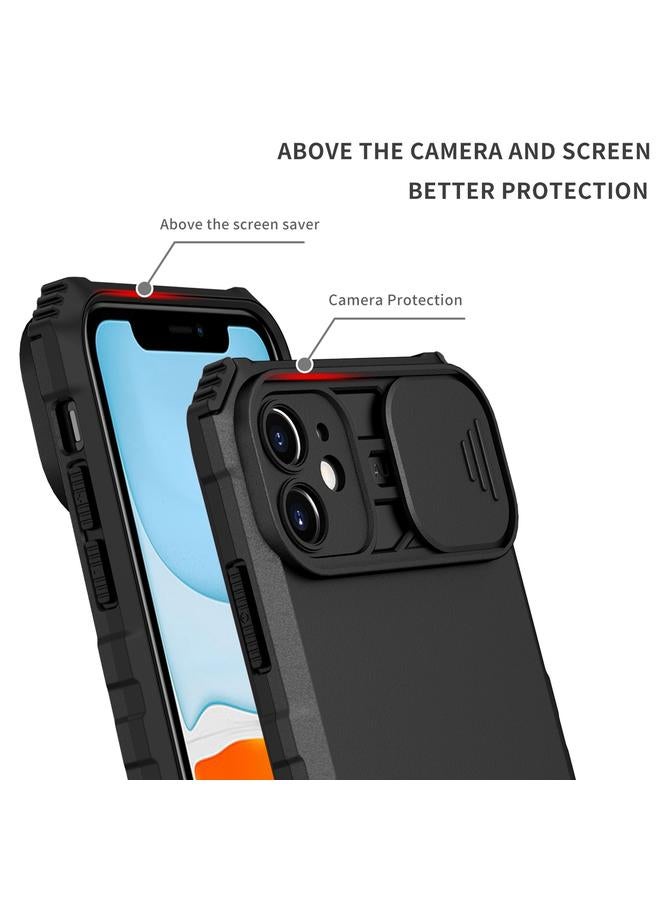 زبون جراب لهاتف iPhone 12 مع حامل مجسم وغطاء منزلق وغطاء هاتف Camshield - Image 5