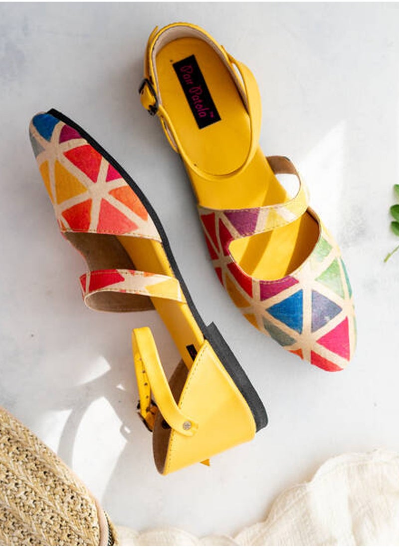 Yoo Street Rainbow & Sunshine Shoes – Radiant Style for Bright Days  - Image 2