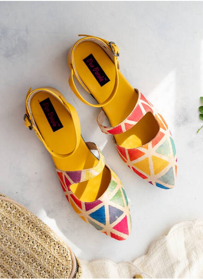 Yoo Street Rainbow & Sunshine Shoes – Radiant Style for Bright Days  - Image 3