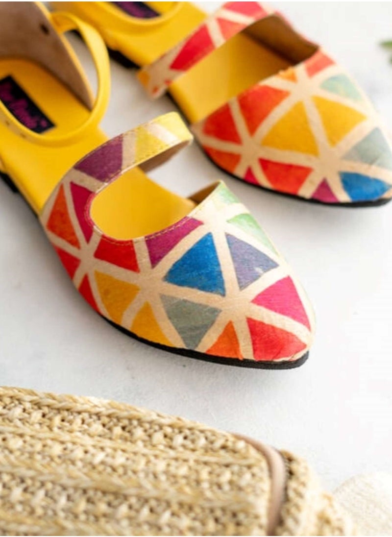 Yoo Street Rainbow & Sunshine Shoes – Radiant Style for Bright Days  - Image 4