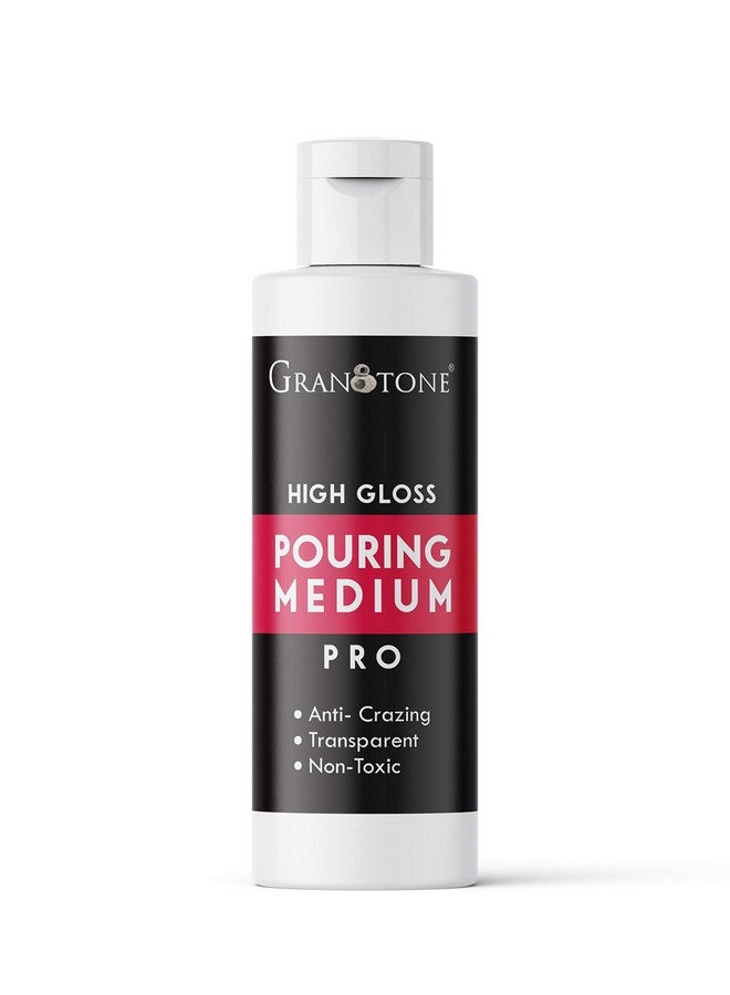 Granotone Acrylic Pouring Medium Anti Crazing & Non Yellowing Pouring Medium For Acrylic Painting High Gloss Medium For Acrylic Paints Increase Flow Non Toxic Formula For Pro Artists & Kid 200Ml - Image 1