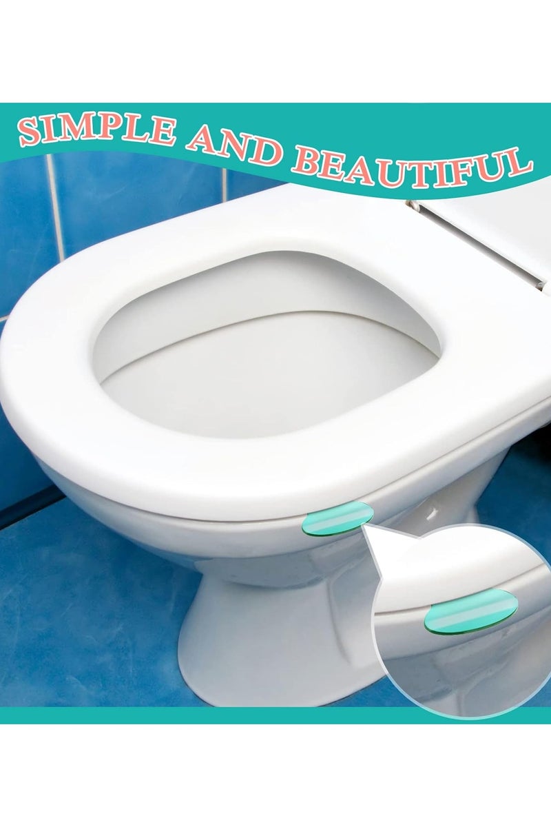 هومستر 9 قطع مرحاض مقعد رفع مرحاض غطاء رفع مقعد مرحاض مقبض لرفع تجنب لمس غطاء المرحاض رفع مقعد حامل أدوات رفع لملحقات الحمام المكتب المنزلي فندق - Image 3