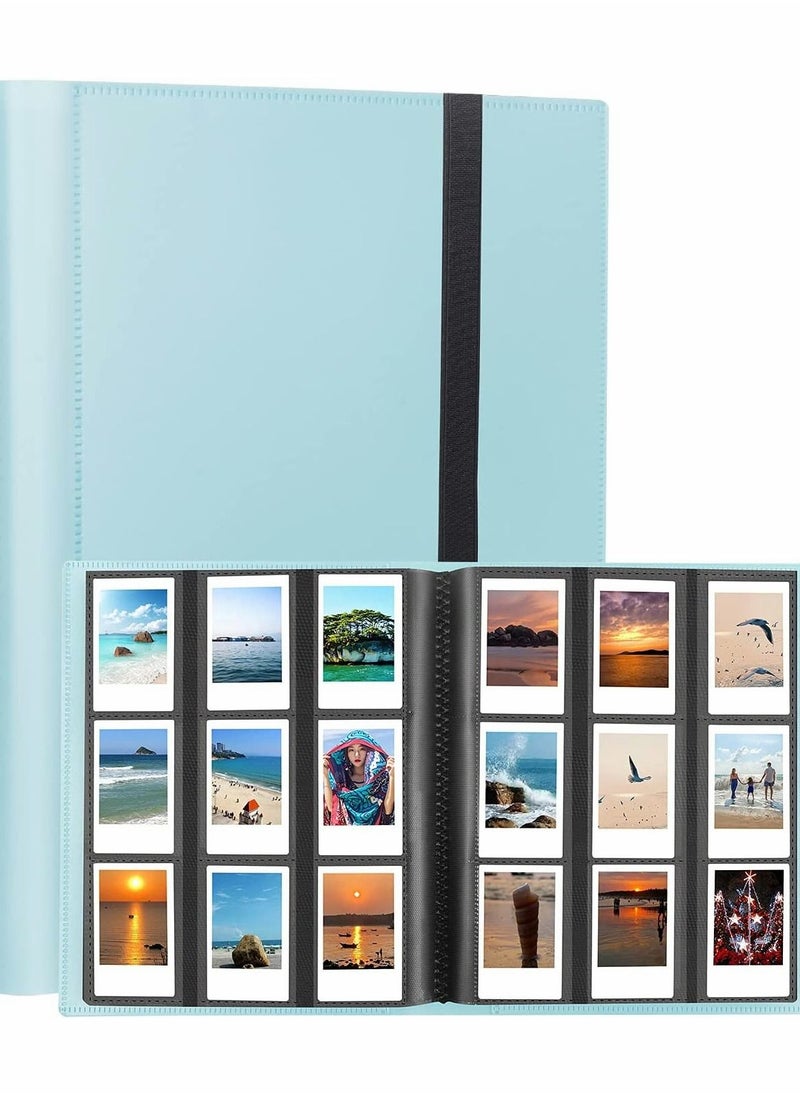 Y&D 432 Pockets Photo Album for Fujifilm Instax Mini Camera, Polaroid 11 90 70 9 8+ 8 LiPlay Instant Snap SnapTouch PIC-300 Z2300 Camera (Blue)  - Image 1