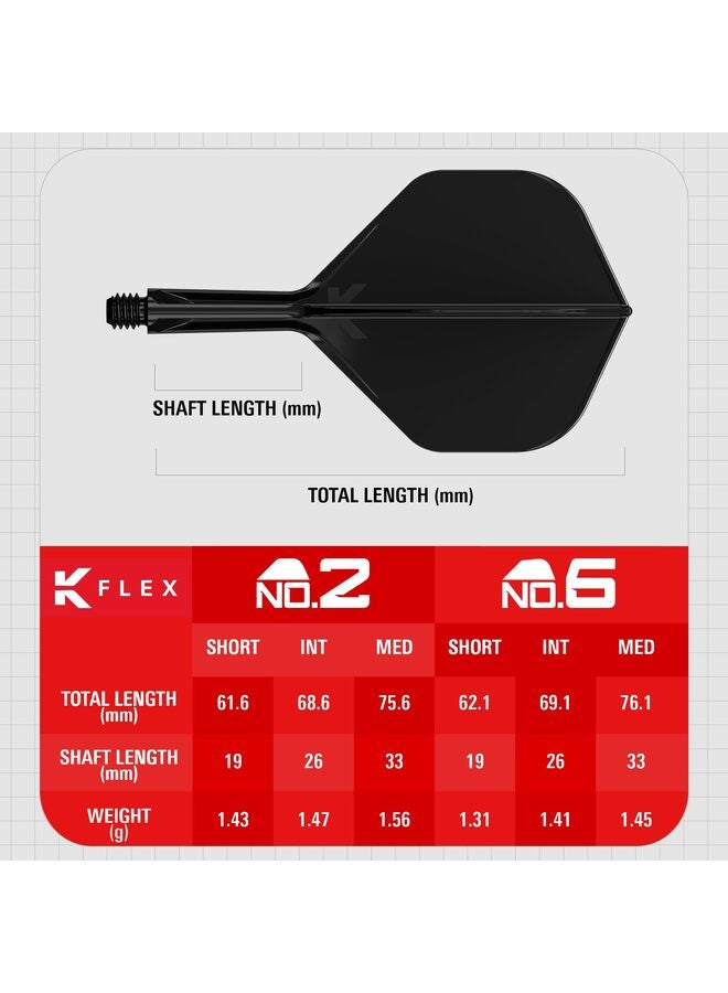 3PCS Darts, One-Piece Molded Dart Shafts for Maximum Stability and Accuracy, Professional Plastic Soft Tip Dart Accessories for Tournaments, Leagues, and Home Play(Black) - Image 4