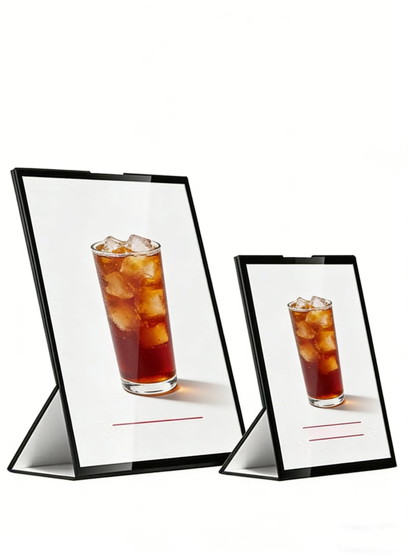 Eckek حامل لافتات مائل مصنوع من الورق إيكك، حامل عرض قائمة A4/A5/A6 - Image 2