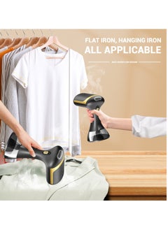 Generic Portable Handheld Garment and Fabric Steamer (Black) 1500 Watts, 350ml Large Water Tank, Quick Heat, for Travelling,home,Clothing Iron, with Lint Brush, and Steam Nozzle  - Image 3