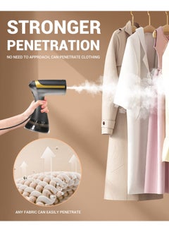 Generic Portable Handheld Garment and Fabric Steamer (Black) 1500 Watts, 350ml Large Water Tank, Quick Heat, for Travelling,home,Clothing Iron, with Lint Brush, and Steam Nozzle  - Image 5