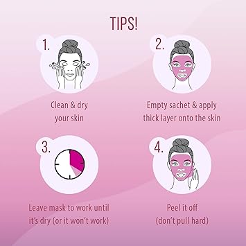 7th Heaven Oil Absorb Pore Declog StarDust Celestial Pink Opal PeelOff face mask 10ml - Image 5