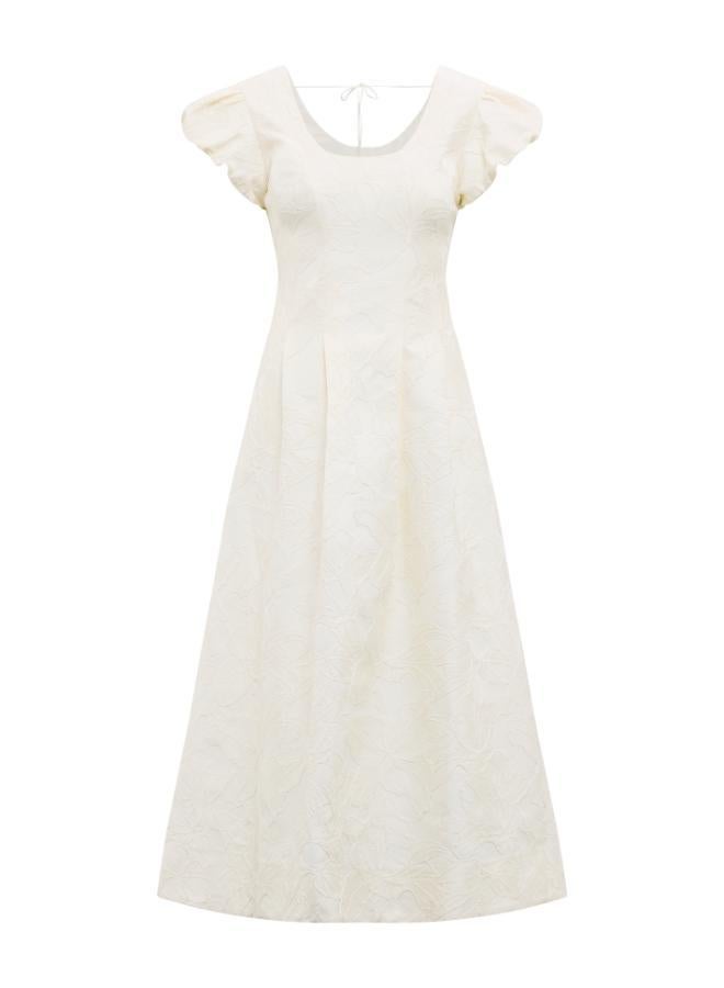 forever new Lily Scoop Jacquard Midi - Image 5