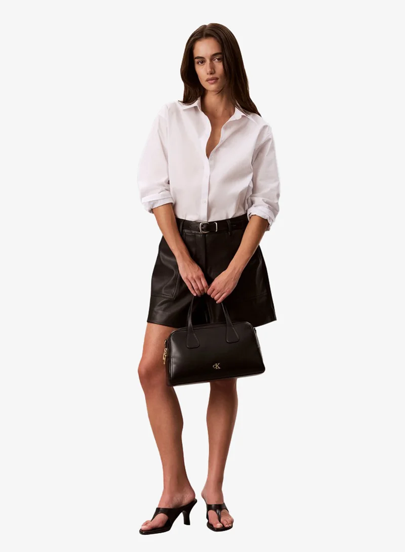 Calvin Klein Monogram Hardware Bowling Bag