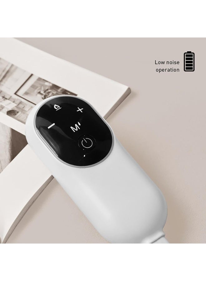 قبعة تدليك للرأس والعينين، مدلك ذكي للصدغ، جهاز تدليك للرأس والعينين بزاوية 360° مع 6 أكياس هوائية و5 أوضاع تدفئة لتخفيف الصداع النصفي - Image 5