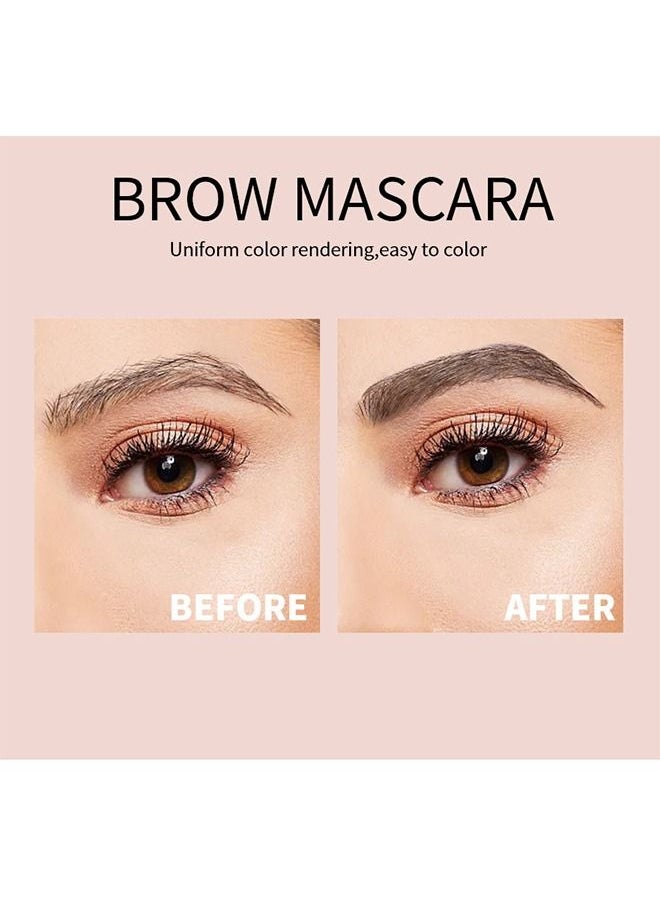 Dragon Ranee Eyebrow Gel Waterproof Eyebrow Color Brow Shaping Gel Makeup Liquid Brows Styling - Long Lasting Smudge-proof (Dark Brown)  - Image 3