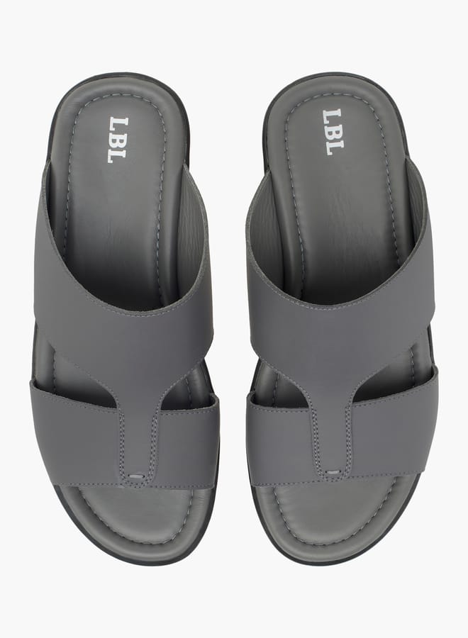 ال بي ال من شو اكسبرس صنادل رجالي عربية سادة سهلة الارتداء - Image 2