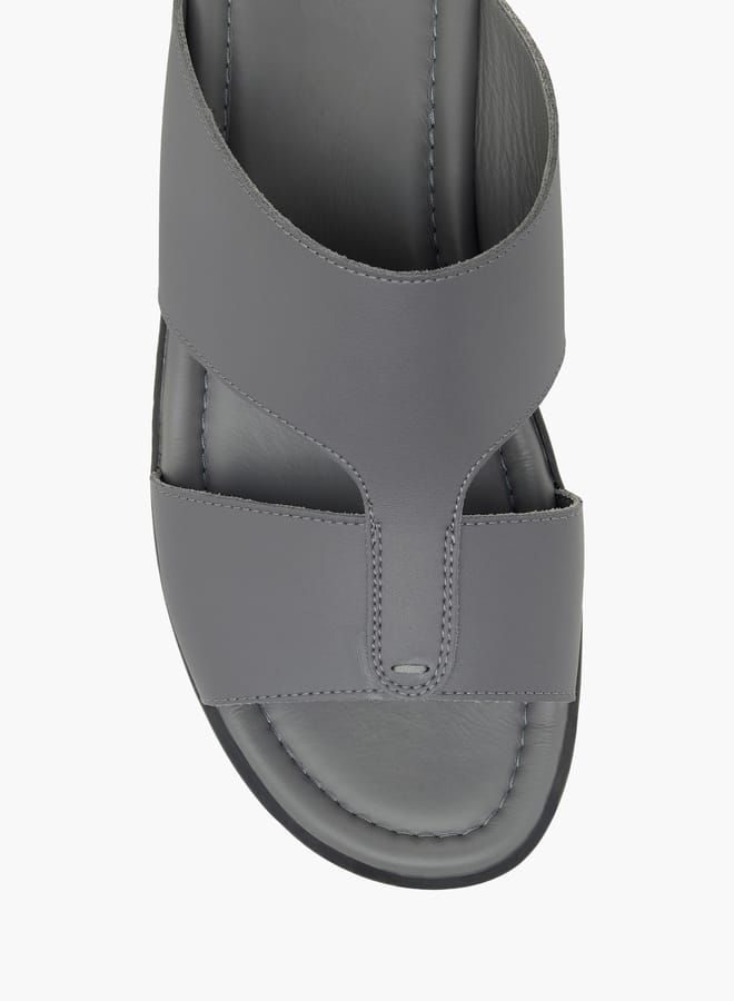 ال بي ال من شو اكسبرس صنادل رجالي عربية سادة سهلة الارتداء - Image 3