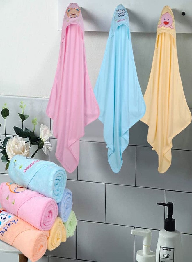 MOM CARE Cotton Hooded Bath Towels for Newborn Baby Wash Cloth for Babies Extra Soft Bathing Towel Infants Toddlers,(Pack of 1) Yellow L-76cm X B-76cm - Image 5