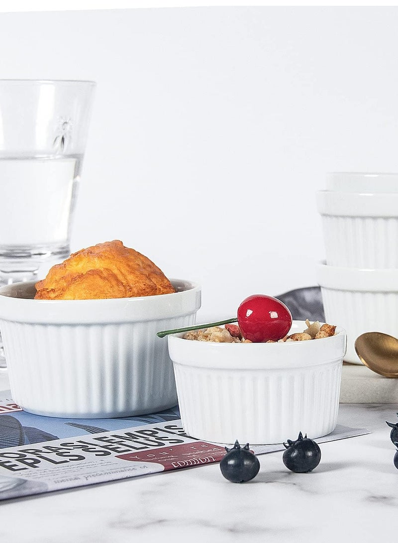 مجموعة أطباق رمكين سيراميك – 5 قطع أنيقة للمخبوزات والتقديم مقاس 100مل - Image 5