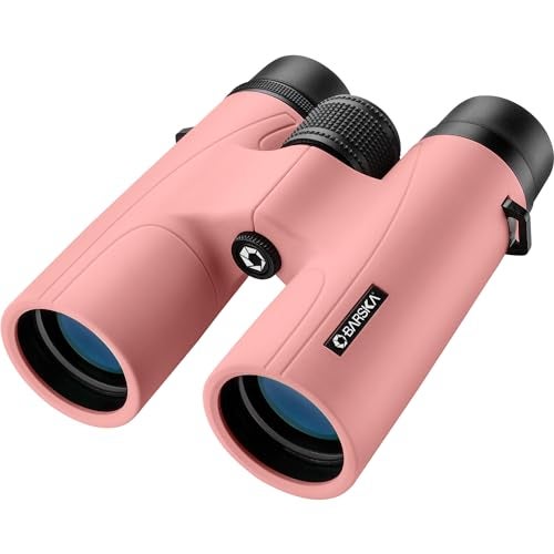 Barska Crush 10x42 Binoculars – Lightweight, Compact & Shockproof Design in Bright Colors for Hiking, Travel, Concerts, Sports, Great Gift Idea – Case & Strap Included - Image 1