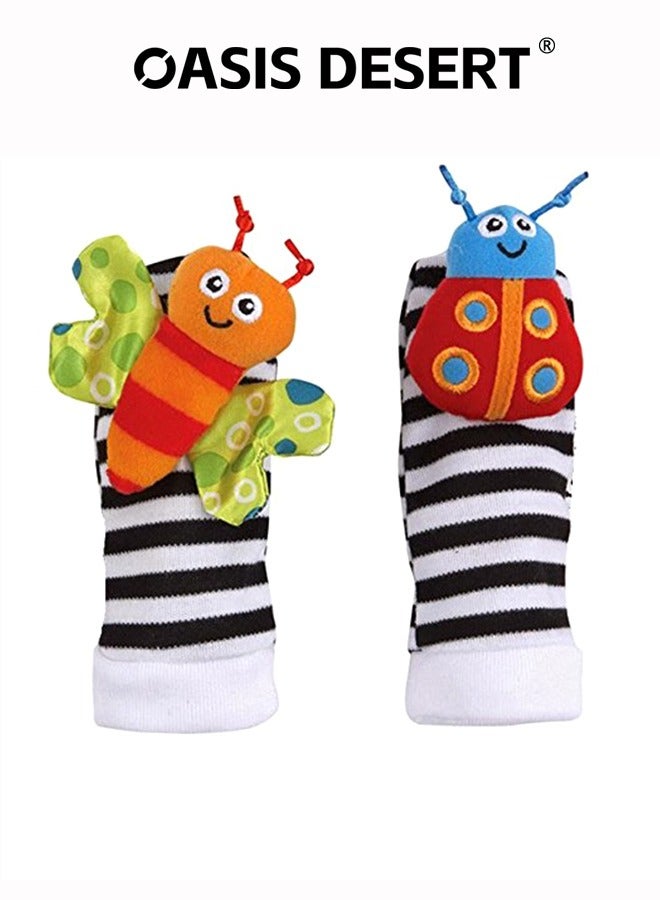 OASIS DESERT Baby Infant Rattle Socks Toy for 3-12 Months Boy Girl Soft Cotton Learning Gift Everyday Wear - Image 4