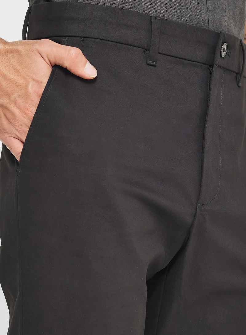 CALVIN KLEIN  Slim Sateen Chino Trouser for Men | Best Price UAE