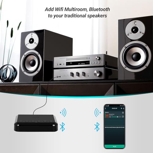 August Wireless WiFi Audio Receiver - August WR320 - Multiroom Adaptor for Speaker Systems, Stream Crystal Clear Lossless Sound Throughout Your Home, Compatible with Spotify, Tidal, TuneInRadio, and More - Image 2