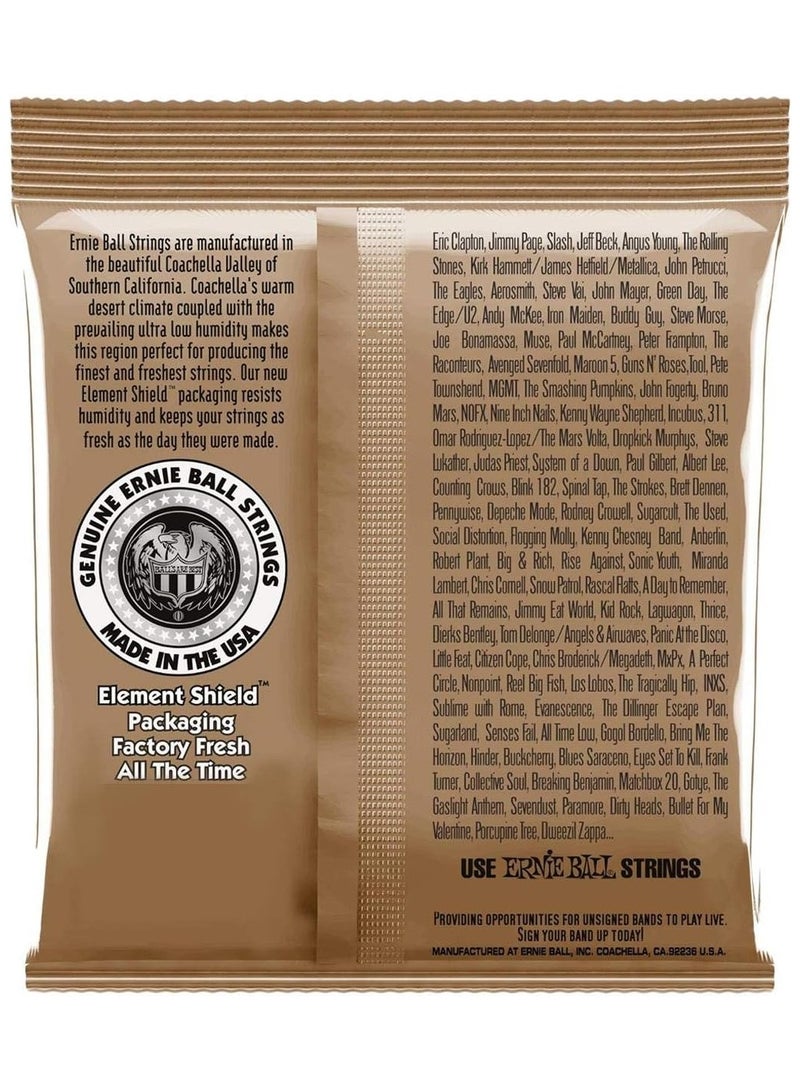 Ernie Ball Earthwood Phosphor Bronze Light Acoustic 6 Strings Set - P02148 - Image 2