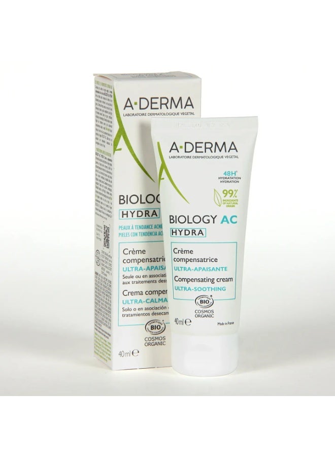 إيه-ديرما كريم A-Derma Biology AC Hydra Compensating Cream 40ml - Image 2