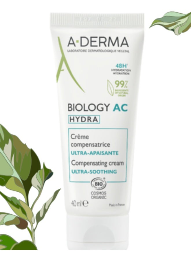 A-Derma Biology AC Hydra Compensating Cream 40ml - Image 1