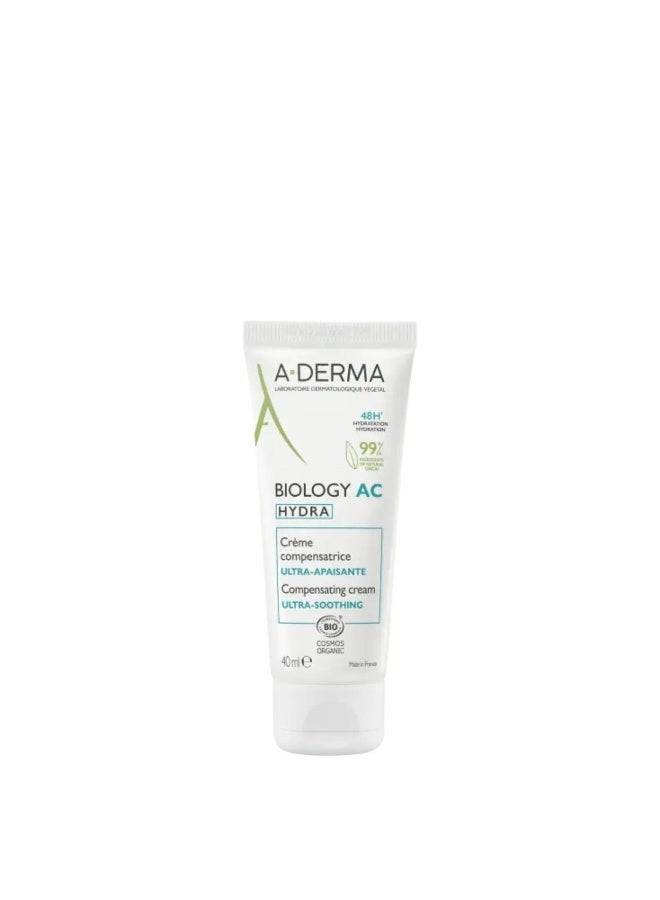 A-Derma Biology AC Hydra Compensating Cream 40ml - Image 1