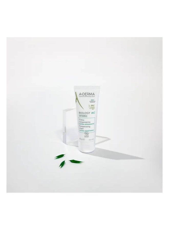A-Derma Biology AC Hydra Compensating Cream 40ml - Image 2