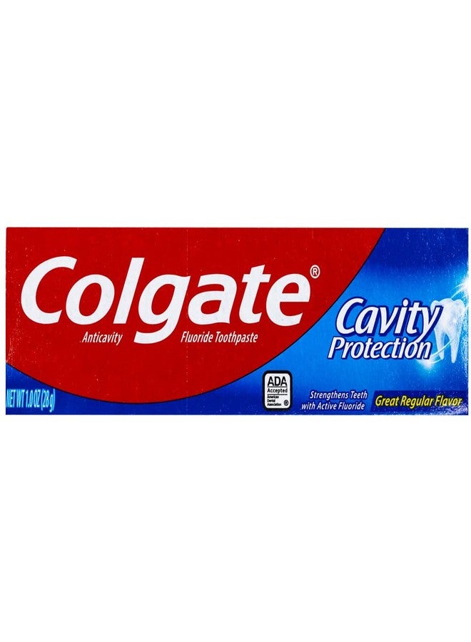 Colgate Cavity Protection Toothpaste, Creat Regular Flavor, Travel Size 1 oz (28g) - Pack of 10 - Image 2