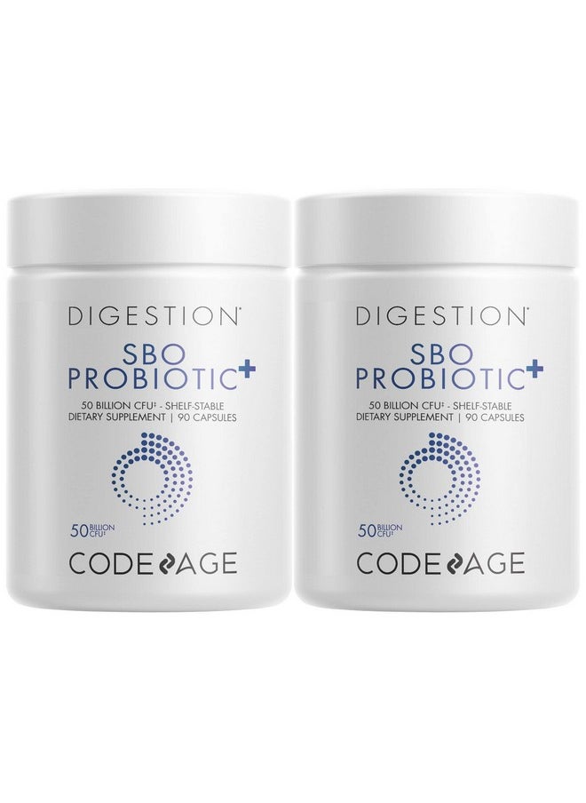 Codeage - Sbo Probiotics 50 Billion Cfus Per Serving Multi Strain Soil Based Organisms Blend And Organic Fermented Botanical Blend Shelfstable 2 Pack - Image 1