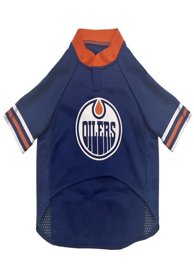 Pets First NHL Hockey Edmonton Oilers Mesh Jersey for Dogs & Cats, Size X-Large, Licensed Dog Jersey with Your Favorite Hockey Team - Image 2