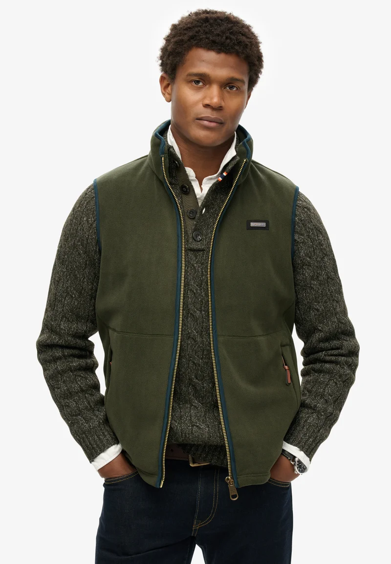 Superdry  Estate Fleece Gilet for Men | Best Price UAE