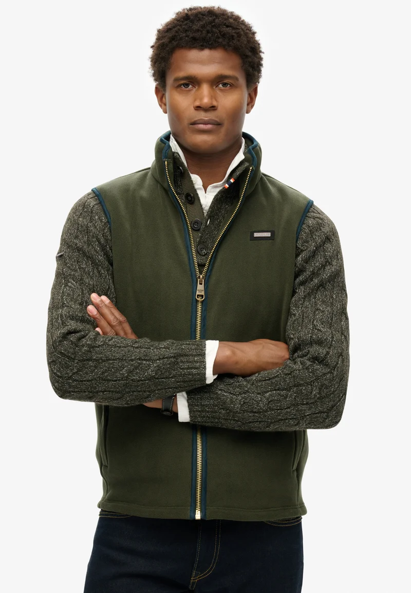 Superdry  Estate Fleece Gilet for Men | Best Price UAE