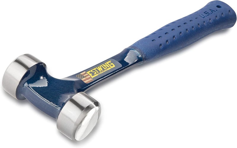 Estwing Lineman's Hammer - 40 oz Electrical Utility Tool with Smooth Face & Shock Reduction Grip - E3-40L , Blue - Image 2