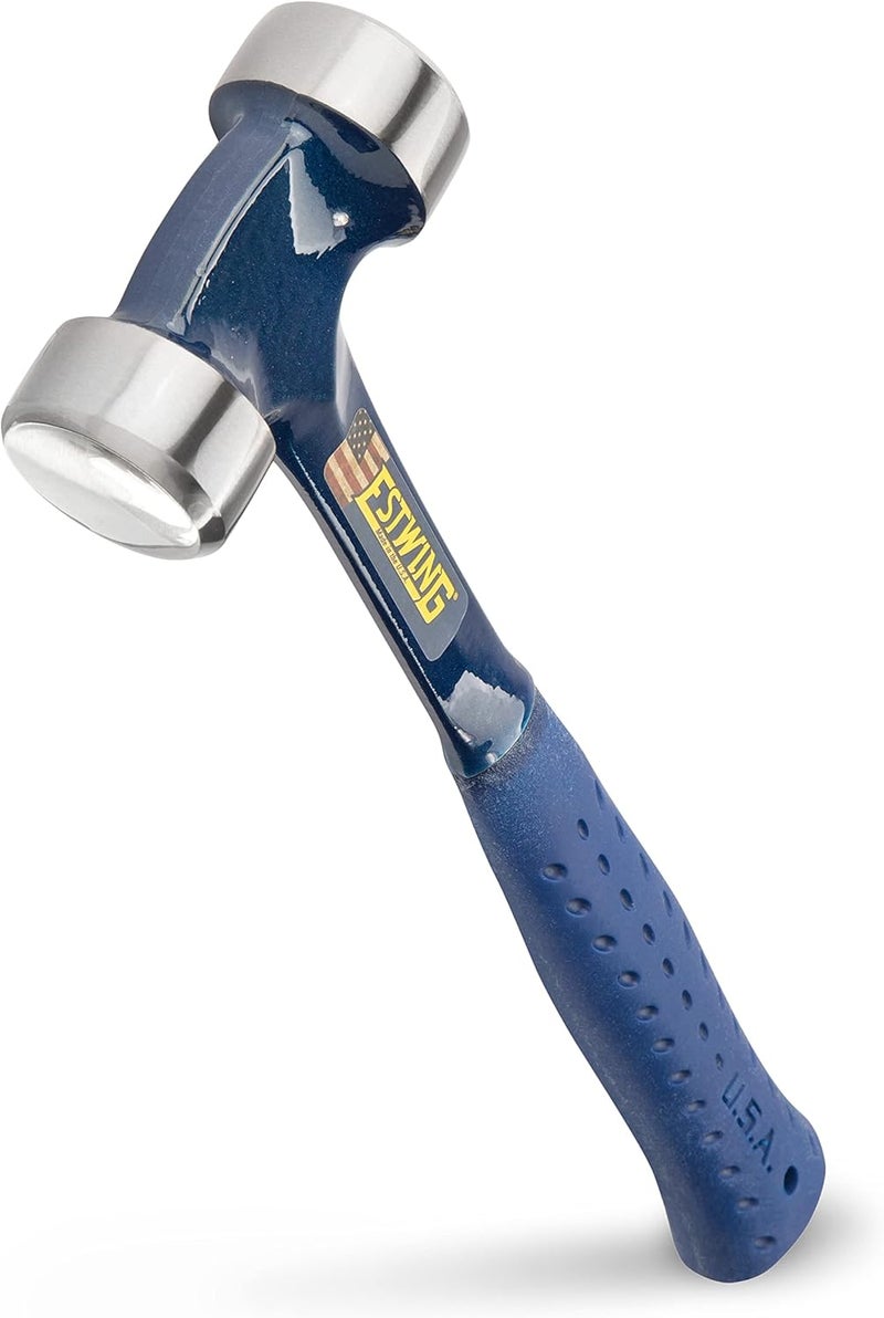 Estwing Lineman's Hammer - 40 oz Electrical Utility Tool with Smooth Face & Shock Reduction Grip - E3-40L , Blue - Image 1