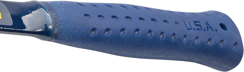 Estwing Lineman's Hammer - 40 oz Electrical Utility Tool with Smooth Face & Shock Reduction Grip - E3-40L , Blue - Image 4