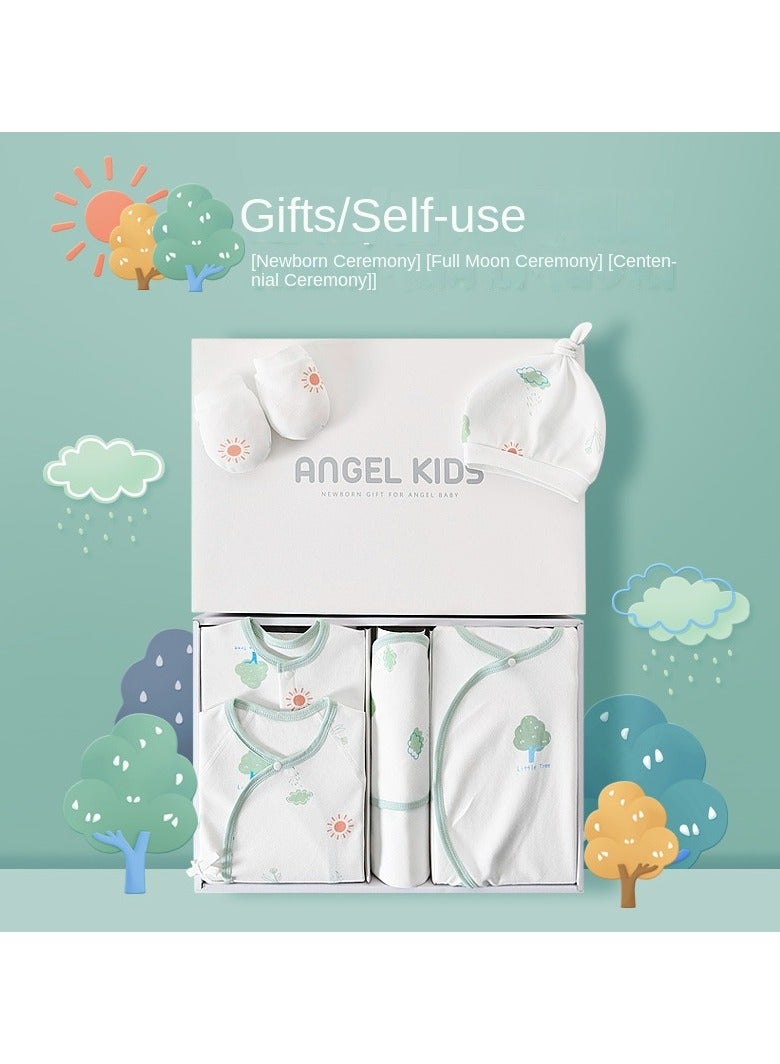 أوريتي مجموعة هدايا للأطفال حديثي الولادة مجموعة هدايا ملابس الأطفال حديثي الولادة هدايا للبنات والأولاد مجموعة ملابس أطفال قطنية فاخرة مجموعة إكسسوارات - Image 2