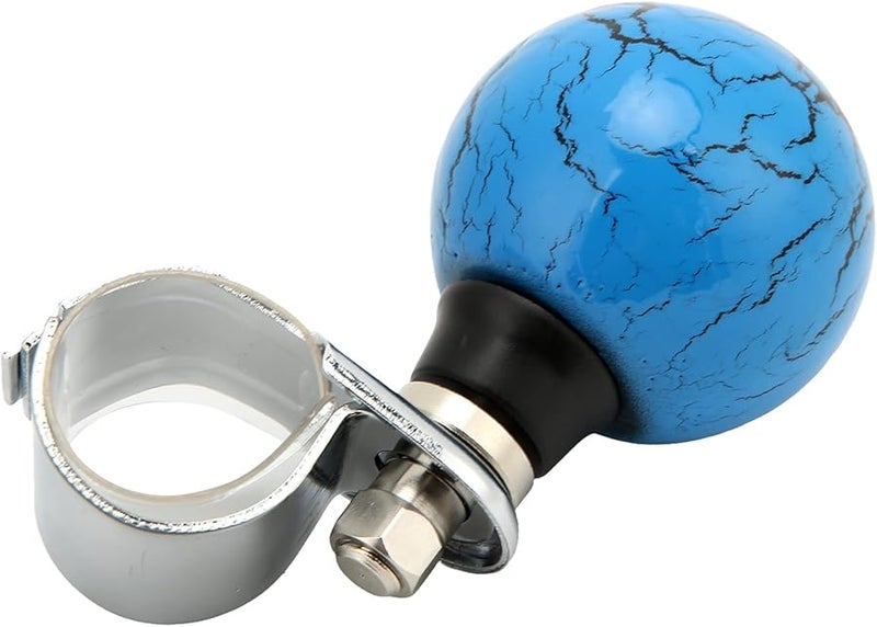Blue Steering Wheel Spinner Knob Power Turning Aid for Car Truck Tractor Boat - Image 3