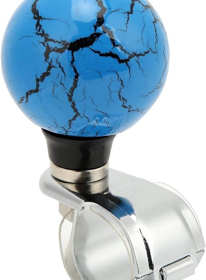 Blue Steering Wheel Spinner Knob Power Turning Aid for Car Truck Tractor Boat - Image 4