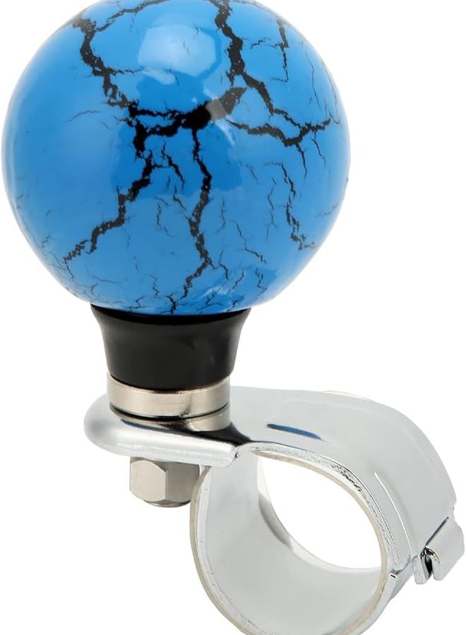 Blue Steering Wheel Spinner Knob Power Turning Aid for Car Truck Tractor Boat - Image 1